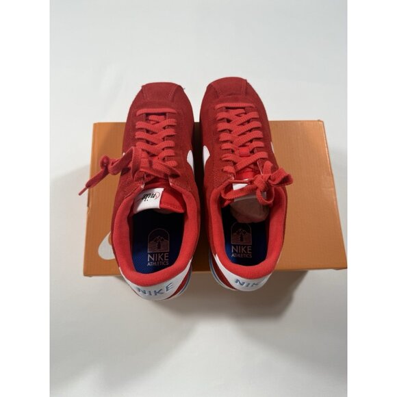 New Women’s Size 9.5 - Nike Cortez Light Crimson Blue IB1857 600 - Picture 7 of 10